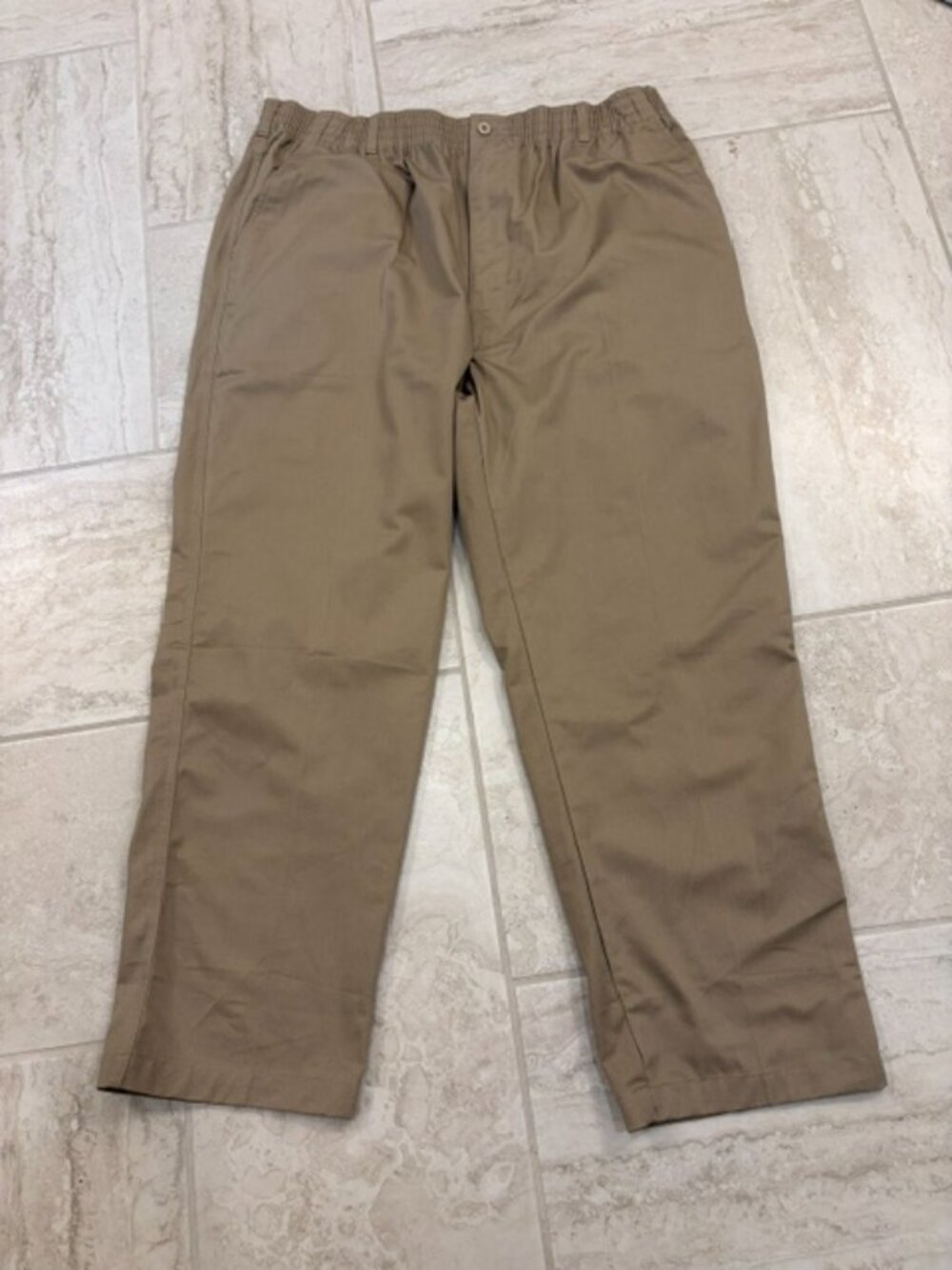 NWT Falcon Bay Sportswear Mens Khaki Tan Pants 44x30 Big & Tall Outdoor Sports
